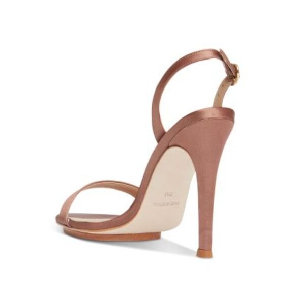 NWT SALONE MONET Womens Brown Sable Round Toe Stiletto Slingback Sandal 6 M - Picture 2 of 5